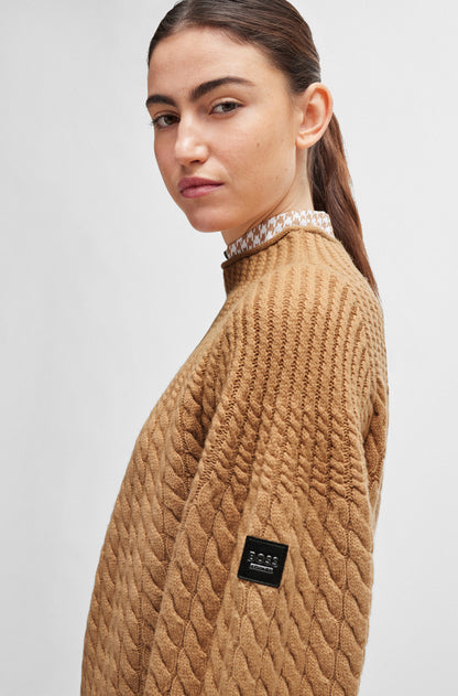 Boss Equestrian Claire Luxury Knitwear Jumper Camel