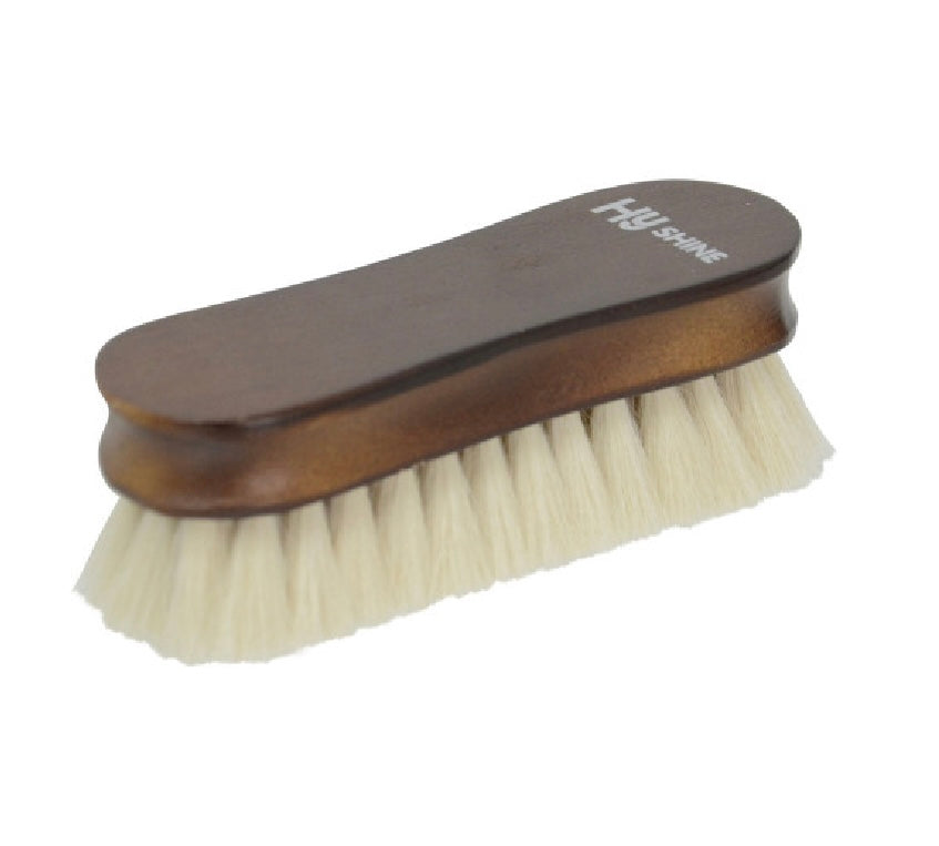 HySHINE Deluxe Wooden Face Brush