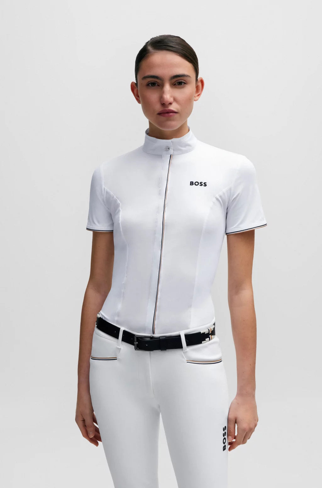 Boss Equestrian Elsa White Short Sleeve Competition Shirt 