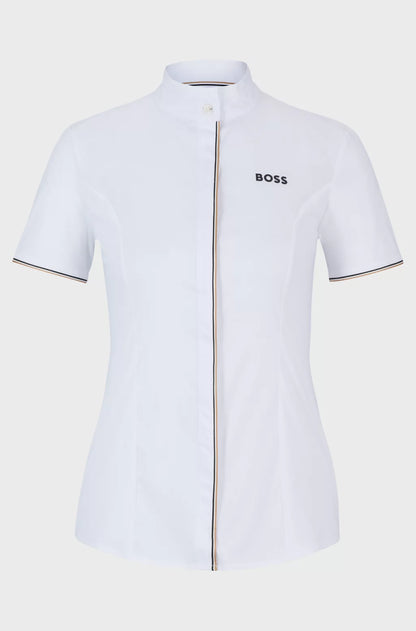 Boss Equestrian Elsa White Short Sleeve Competition Shirt 