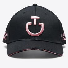 Cavalleria Toscana CT Unisex Cap - Black with Pink Logo