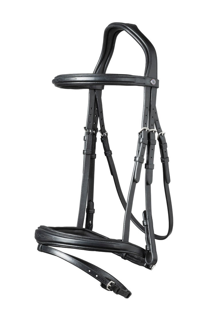 Trust Amsterdam leather Bridle Black with silver