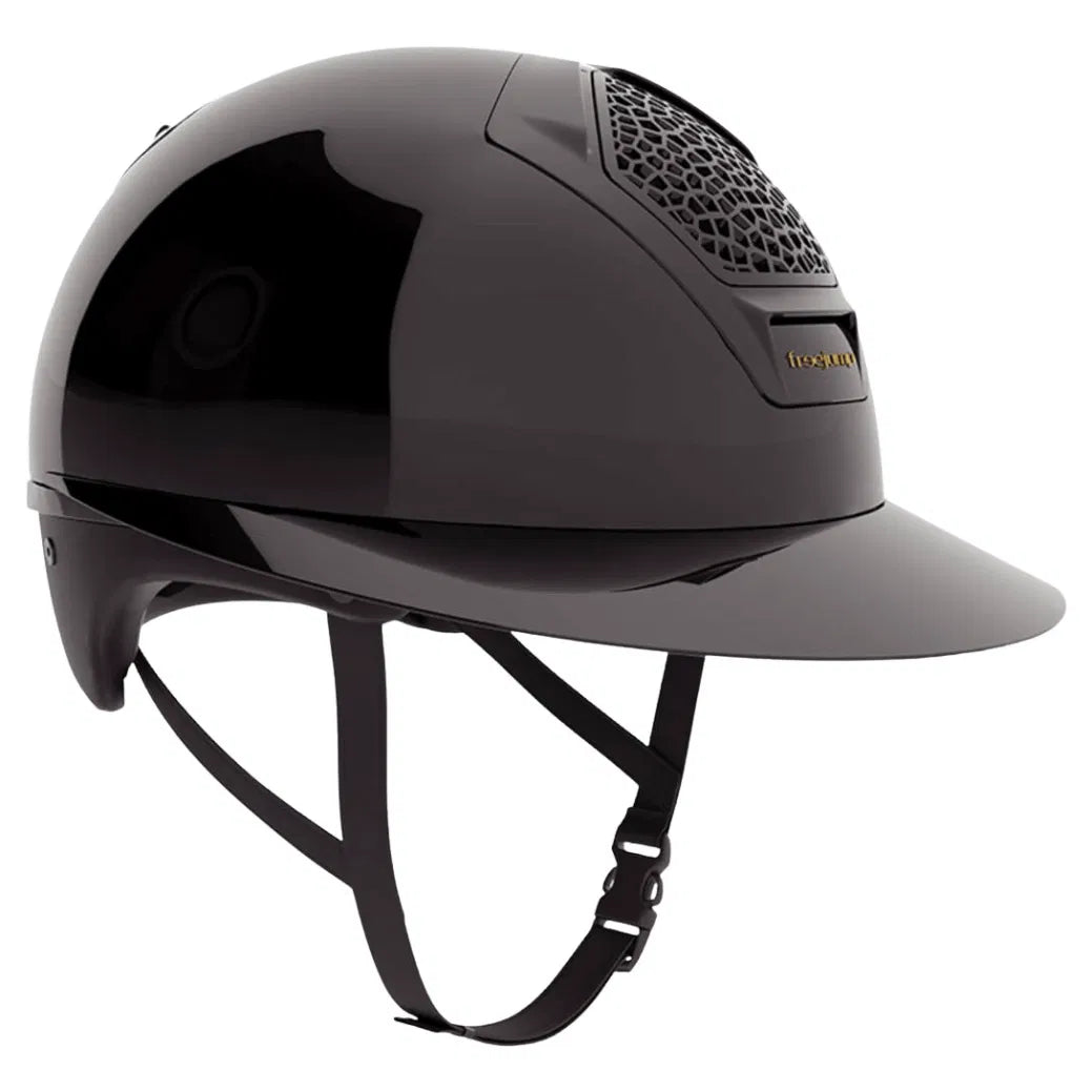 FreeJump Polymer Veronoi black gloss riding hat