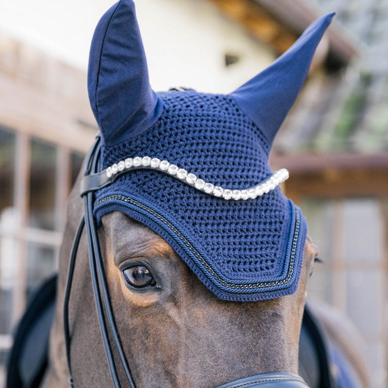 Kentucky Horsewear Fly Veil Wellington Metal Chain