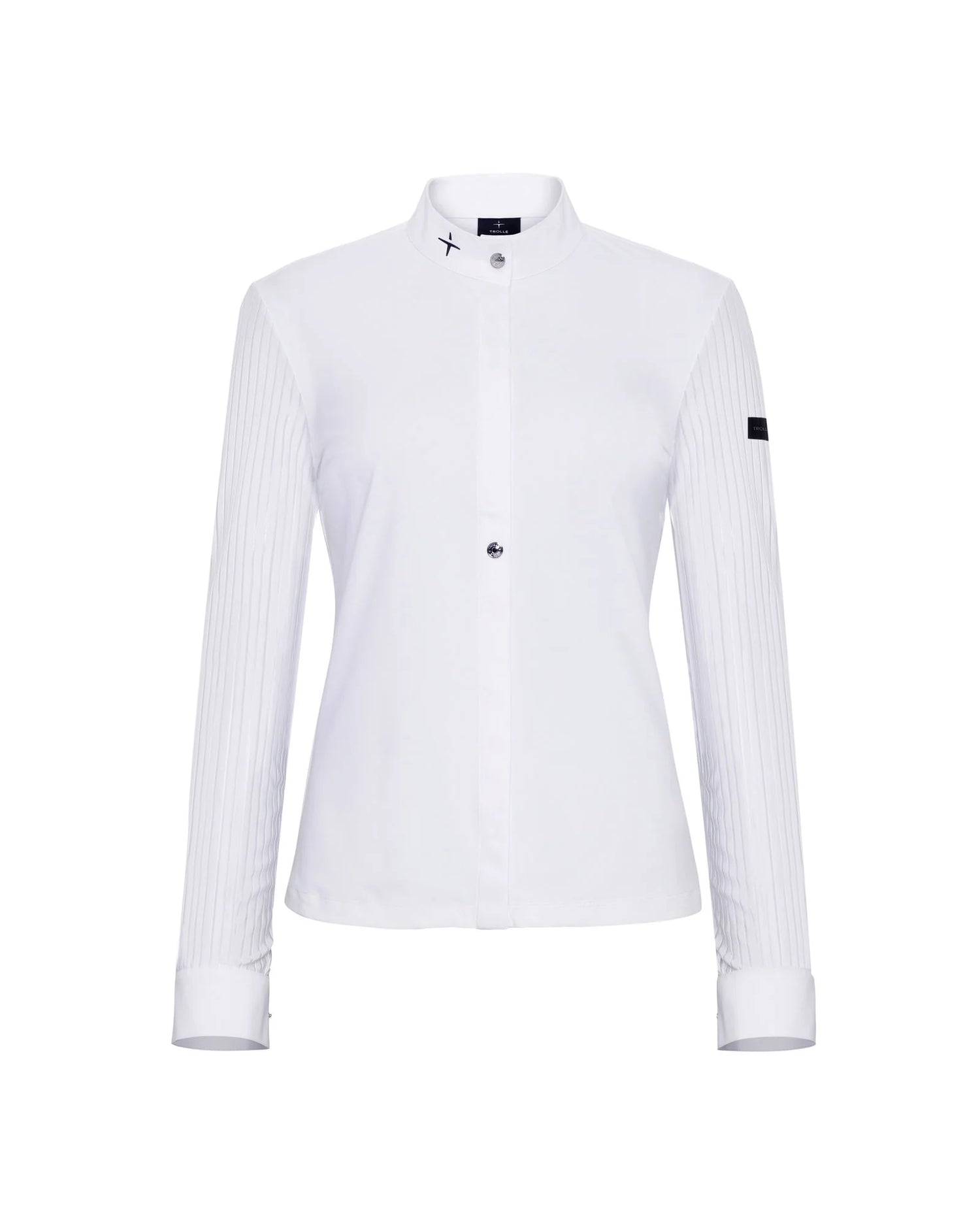 Trolle White High Speed Mesh Stripe Competition Shirt