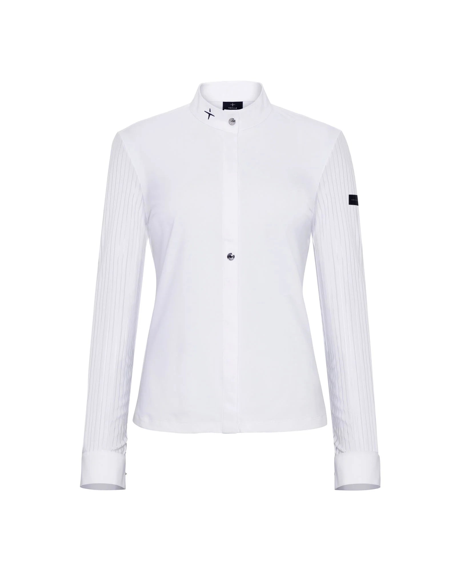 Trolle White High Speed Mesh Stripe Competition Shirt