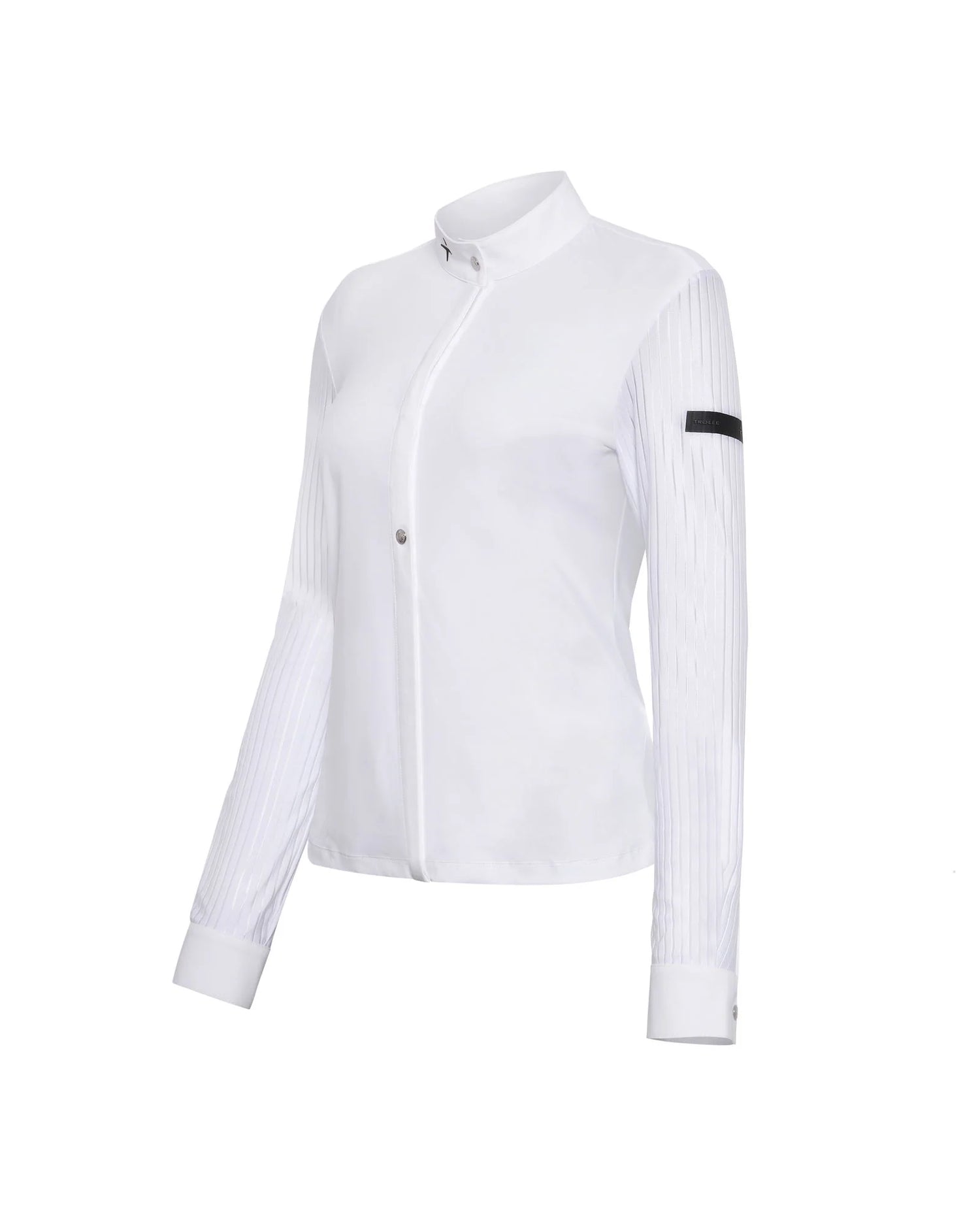 Trolle White High Speed Mesh Stripe Competition Shirt