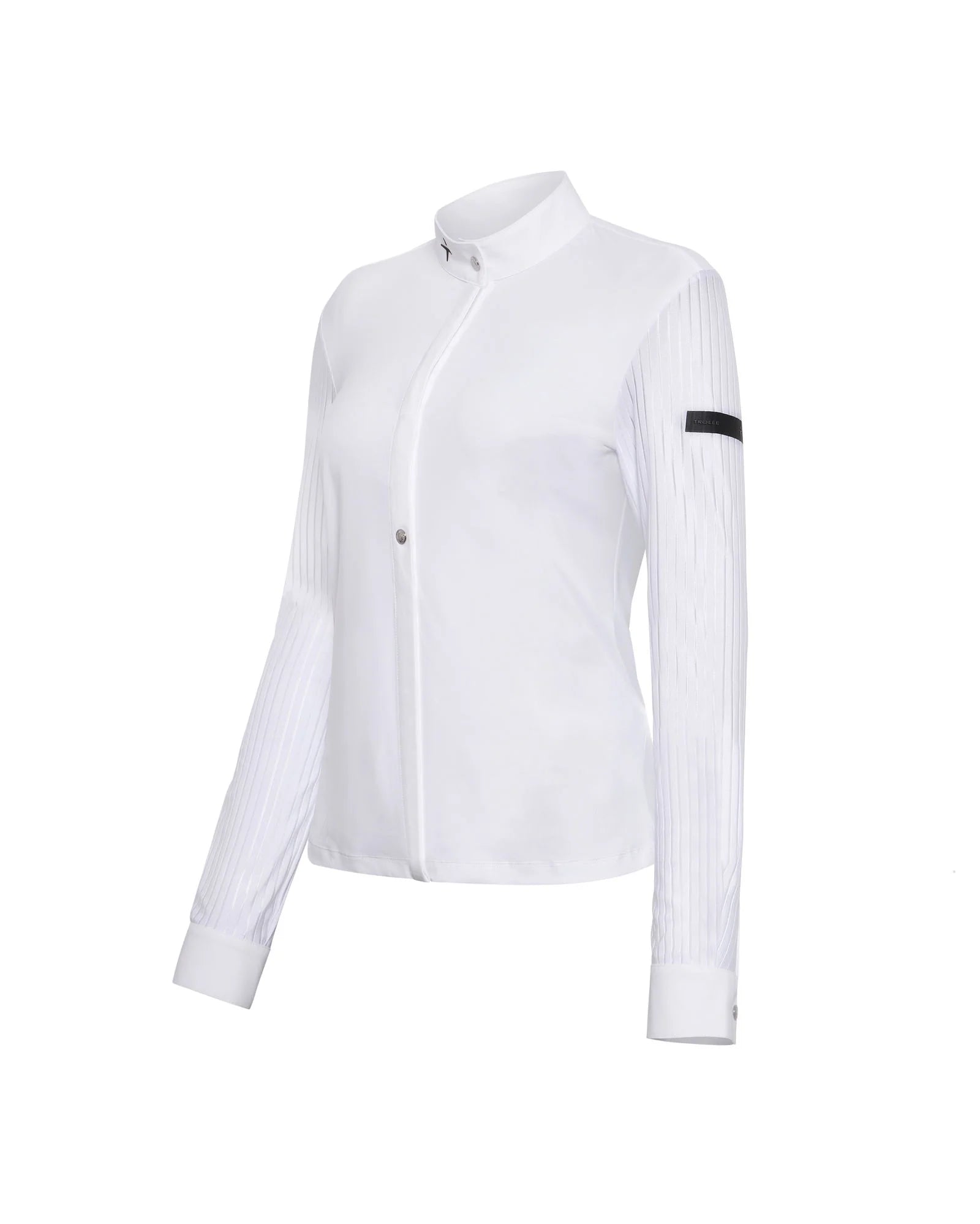 Trolle White High Speed Mesh Stripe Competition Shirt