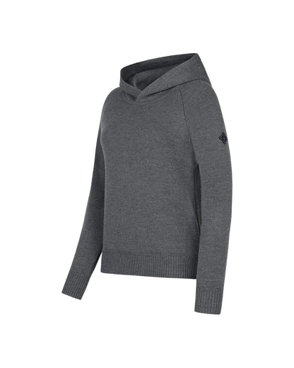 Trolle Loose Fit Extra Fine Merino Wool Hoody Grey 