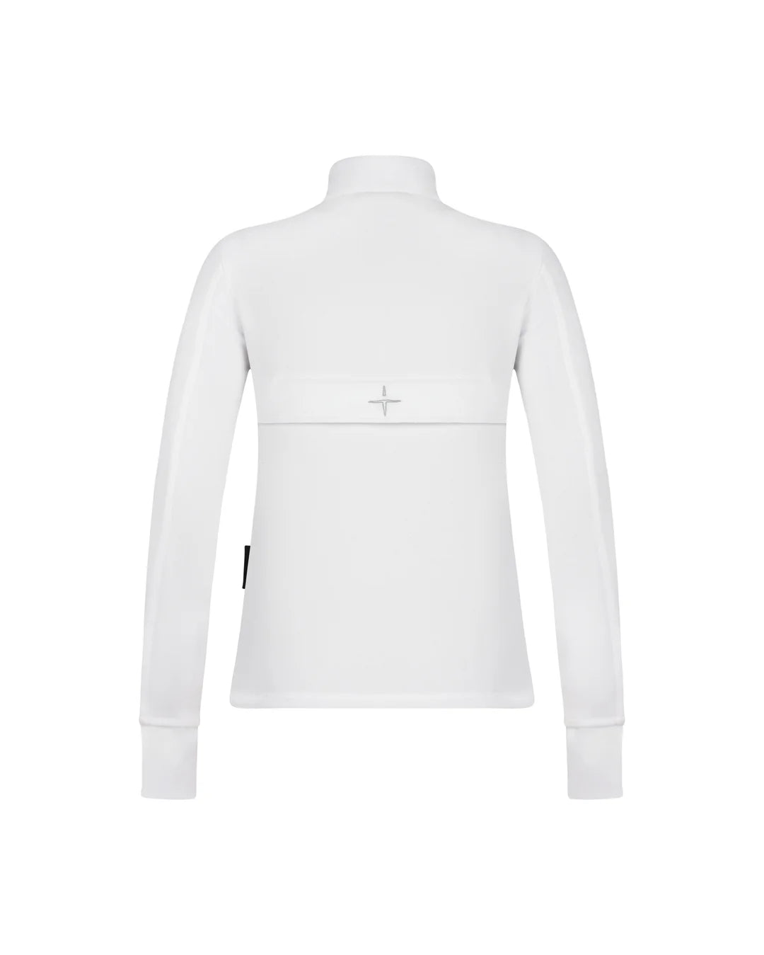 Trolle Tech Fleece with Half Zip in White