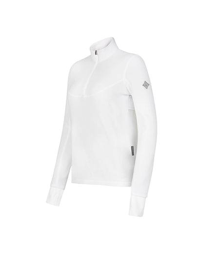 Trolle Tech Fleece with Half Zip in White
