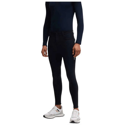 Boss Equestrian Mens James Knee Grip Breeches Navy Blue 