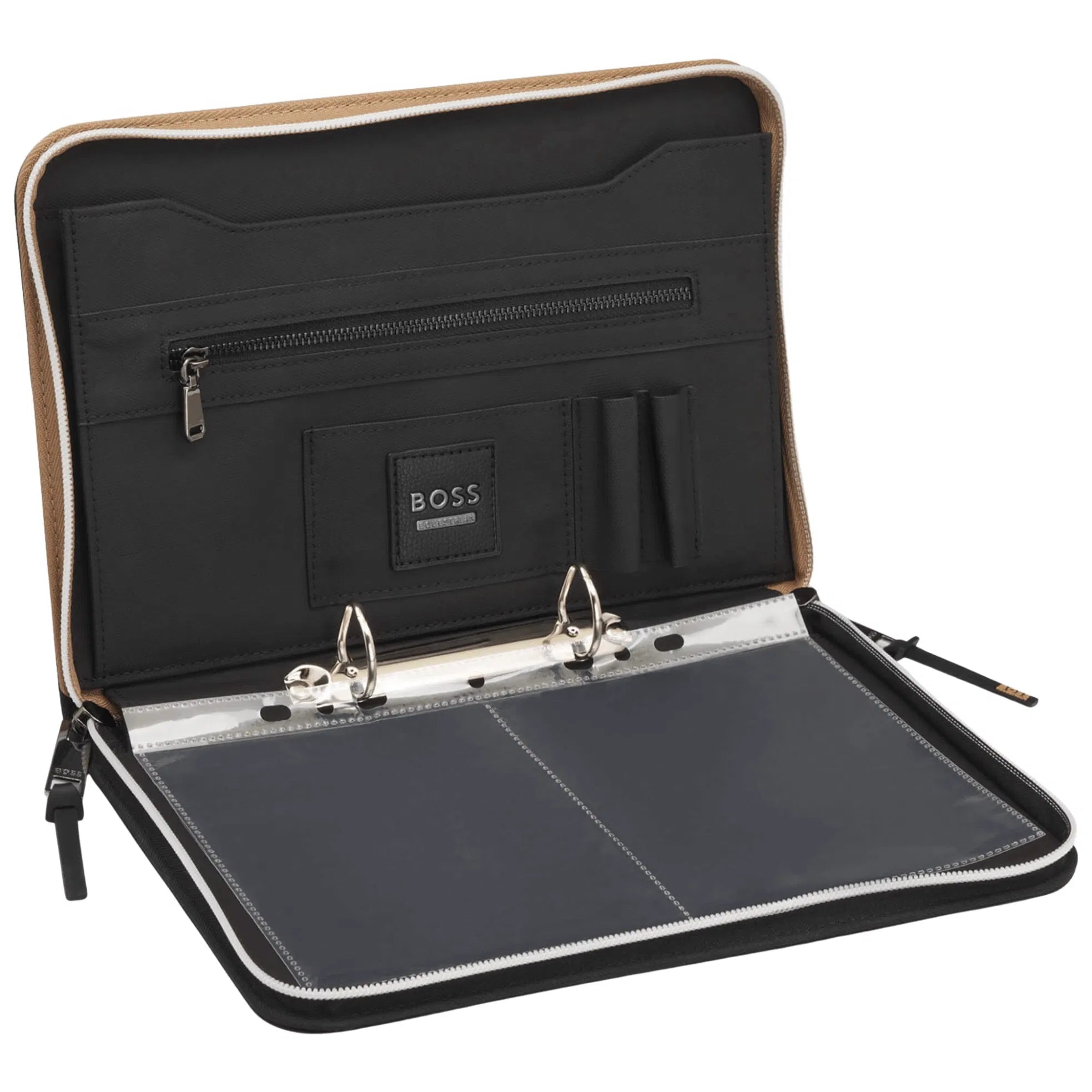 BOSS EQUESTRIAN VEGAN LEATHER PASSPORT HOLDER