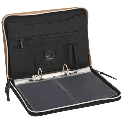 BOSS EQUESTRIAN VEGAN LEATHER PASSPORT HOLDER