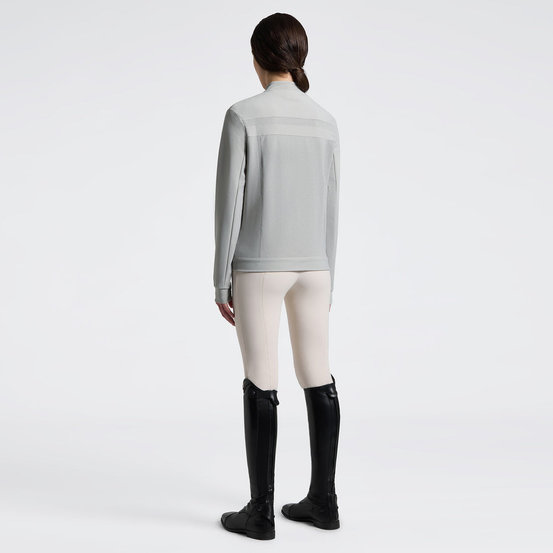 Cavalleria Toscana Zip Perforated Technical Sweatshirt