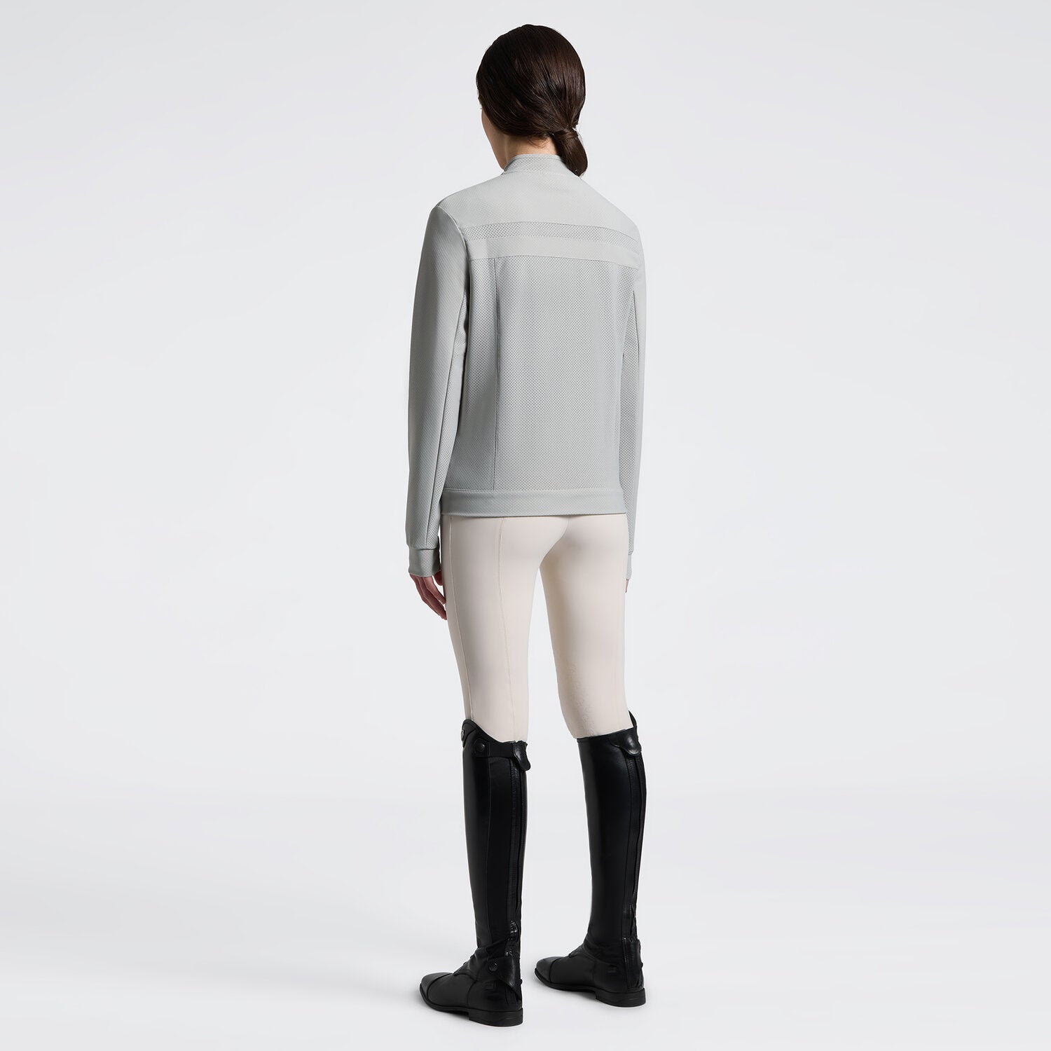 Cavalleria Toscana Zip Perforated Technical Sweatshirt Belgium Block