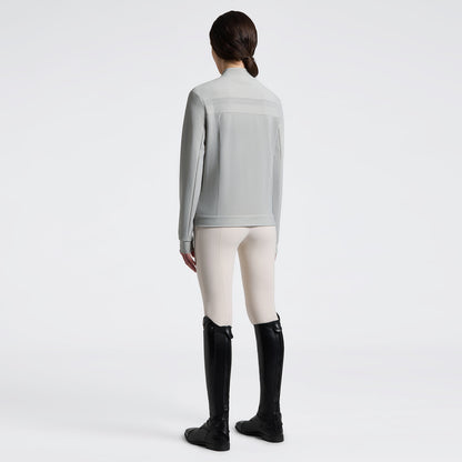 Cavalleria Toscana Zip Perforated Technical Sweatshirt Belgium Block