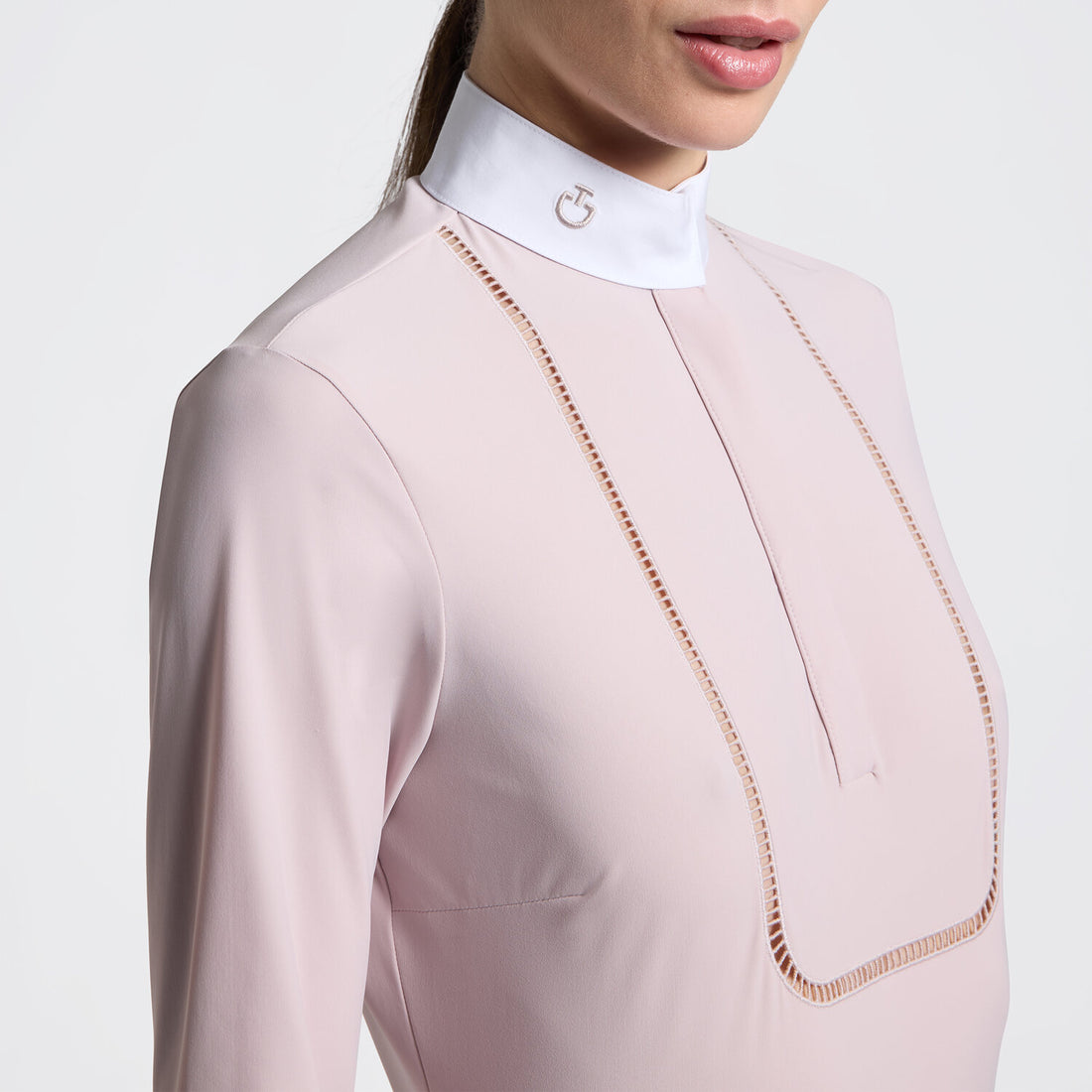 Cavalleria Toscana EmbroideryLong Sleeve women’s Competition Shirt&amp;nbsp;