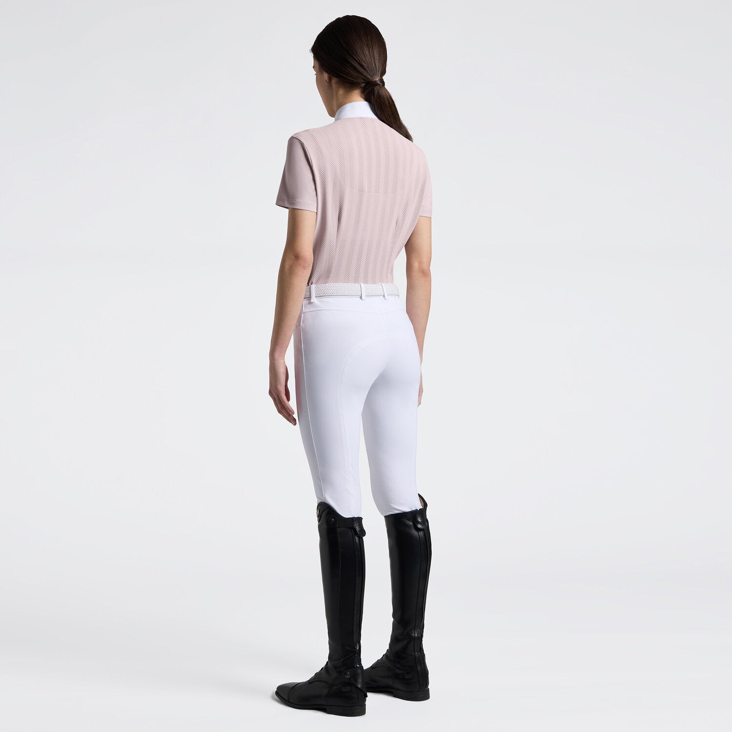 Cavalleria Toscana Jacquard Jersey Short Sleeve Competition Shirt