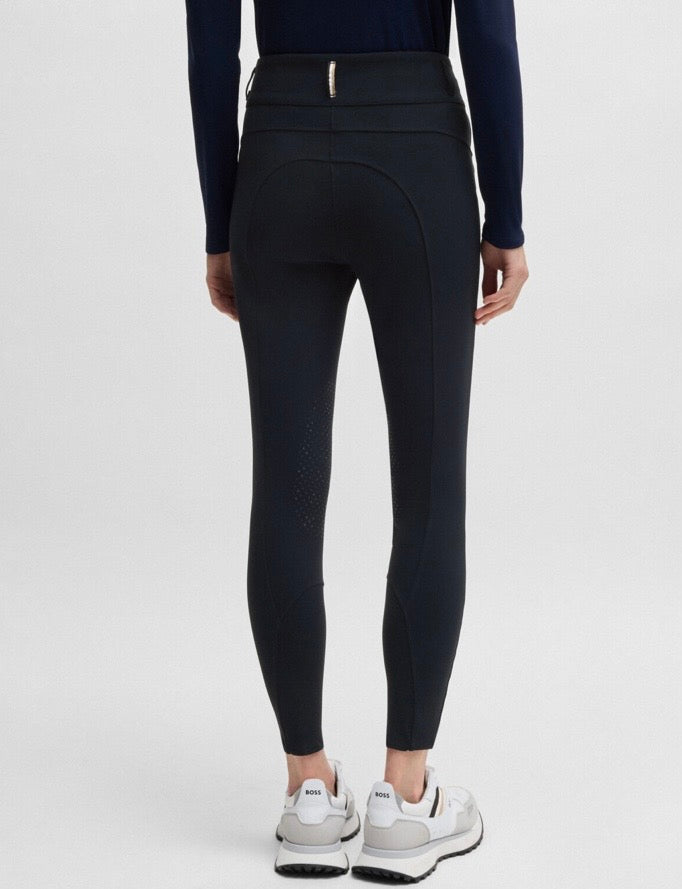 Boss Equestrian Hannah High Waist Knee Grip Breeches - Sky Captain Navy