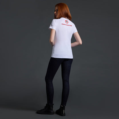Cavalleria Toscana Rome Gladiators Women’s T Shirt - White