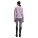 Boss Equestrian Womens Pam Strick long sleeve Knitted polo - Orchid