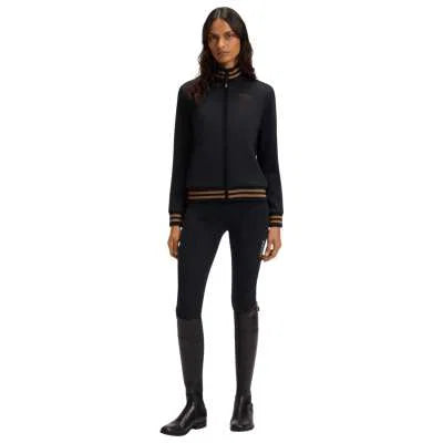Boss Equestrian Womens Ava Functional Cardigan - Black