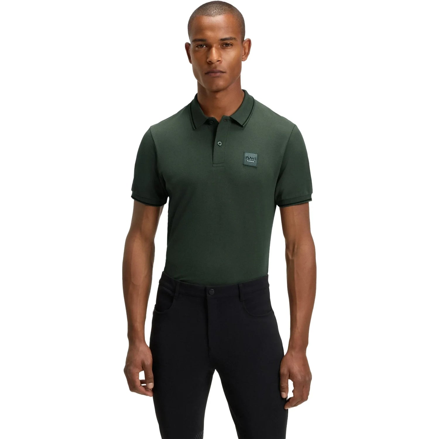 Boss equestrian Mens Paul Polo T Shirt - Pine Grove