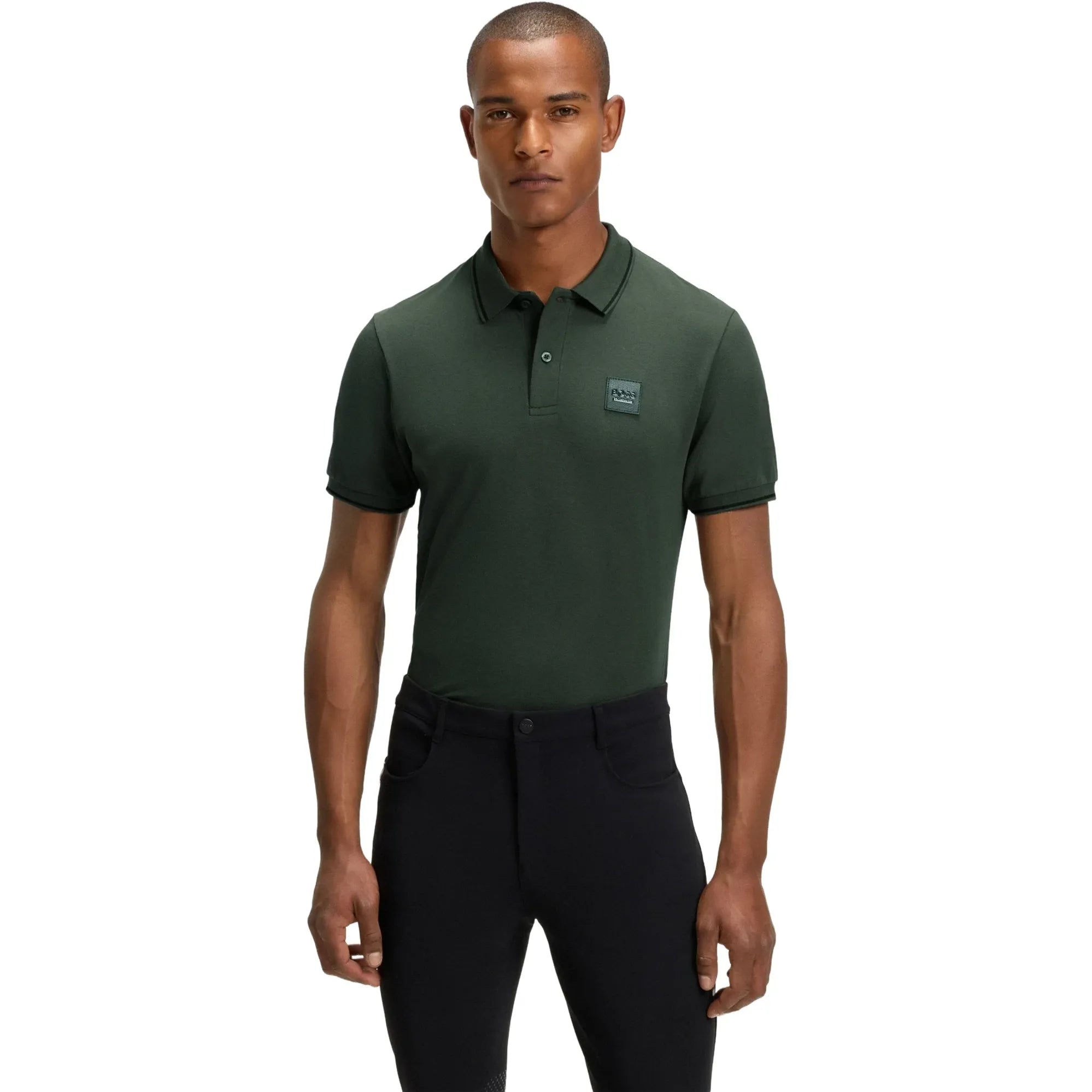 Boss equestrian Mens Paul Polo T Shirt - Pine Grove