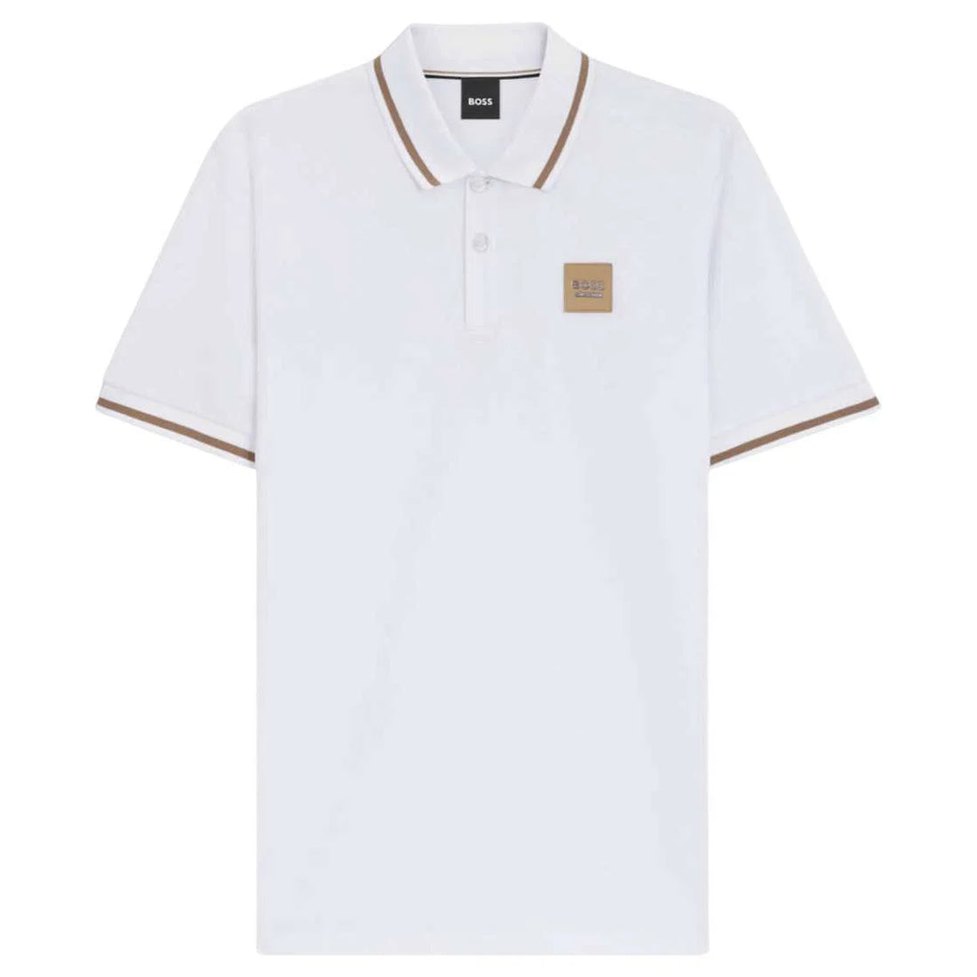 Boss equestrian Mens Paul Polo T Shirt - White