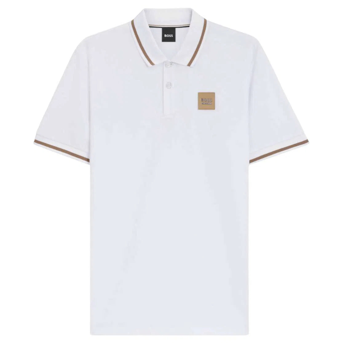 Boss equestrian Mens Paul Polo T Shirt - White
