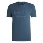 Boss Equestrian Men Pierce Northern Blue Logo T shirt