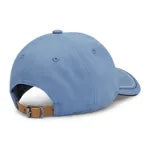 Boss Equestrian Riviera Blue Leather Patch Vintage Cap 