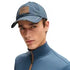 Boss Equestrian Vintage Patch Leather Northern Blue  Cap