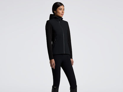 Cavalleria Toscana Tech Knit Softshell Black Womens Jacket