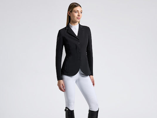 Cavalleria Toscana Revolution Black Tech Knit Competition Jacket