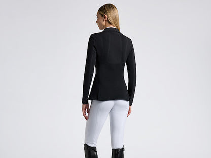 Cavalleria Toscana Revolution Black Tech Knit Competition Jacket