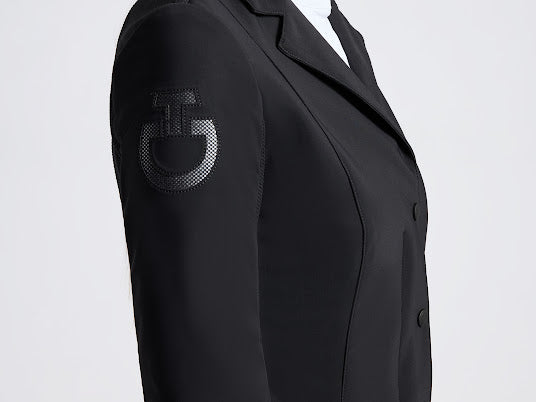 Cavalleria Toscana Revolution Black Tech Knit Competition Jacket