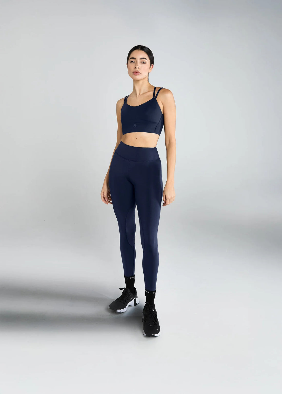 Aztec Diamond Navy Bonded Sports Bra