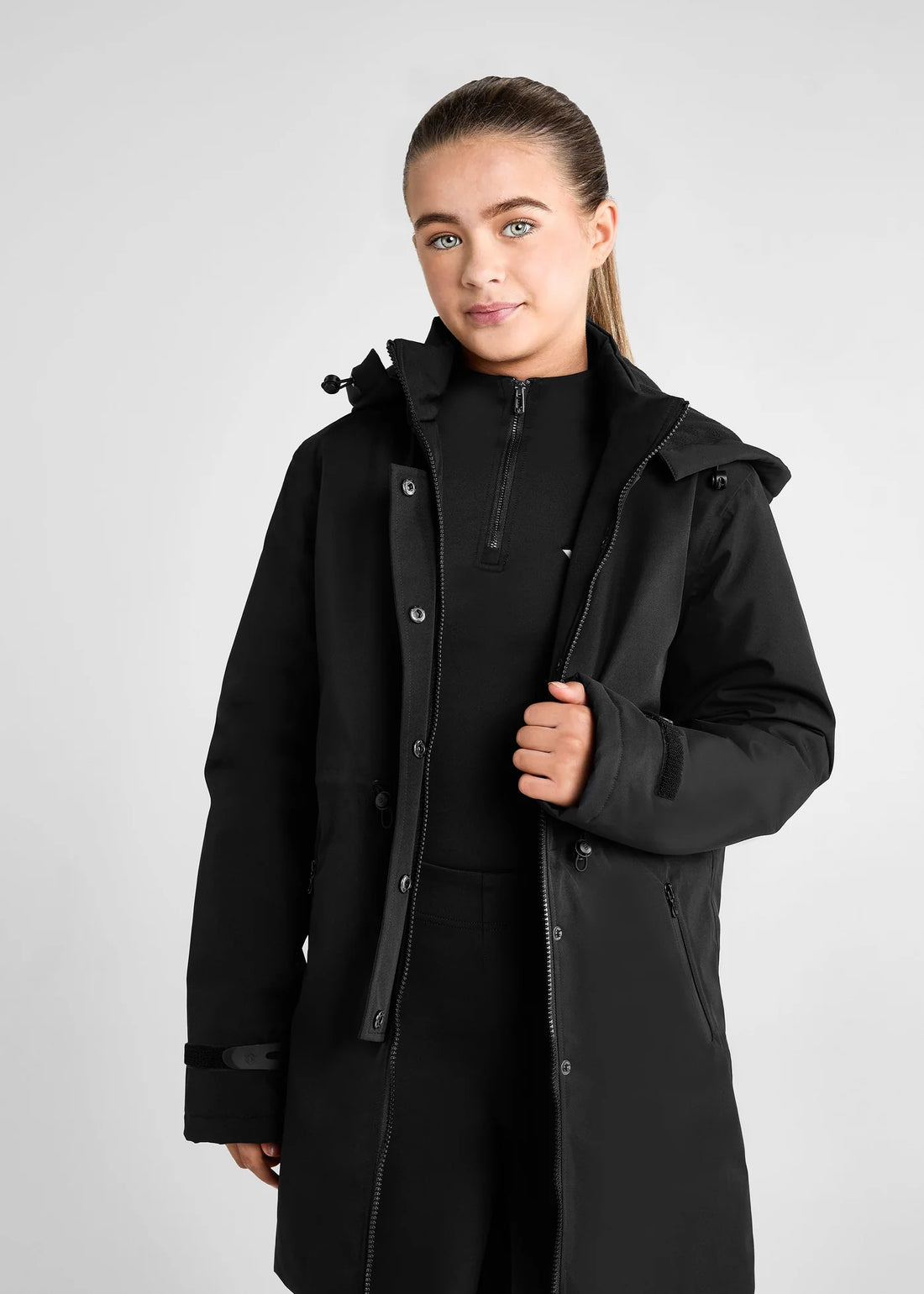 Aztec Diamond Young Rider Fleece lined Rain Jacket