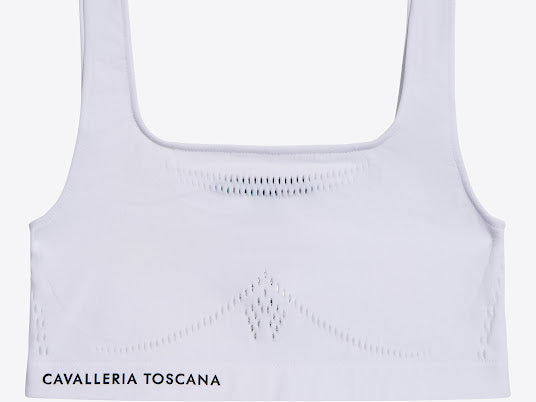 Cavalleria Toscana Tech Knit Crop Top Bra