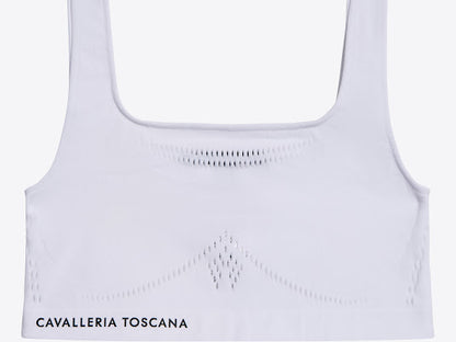 Cavalleria Toscana Tech Knit Crop Top Bra