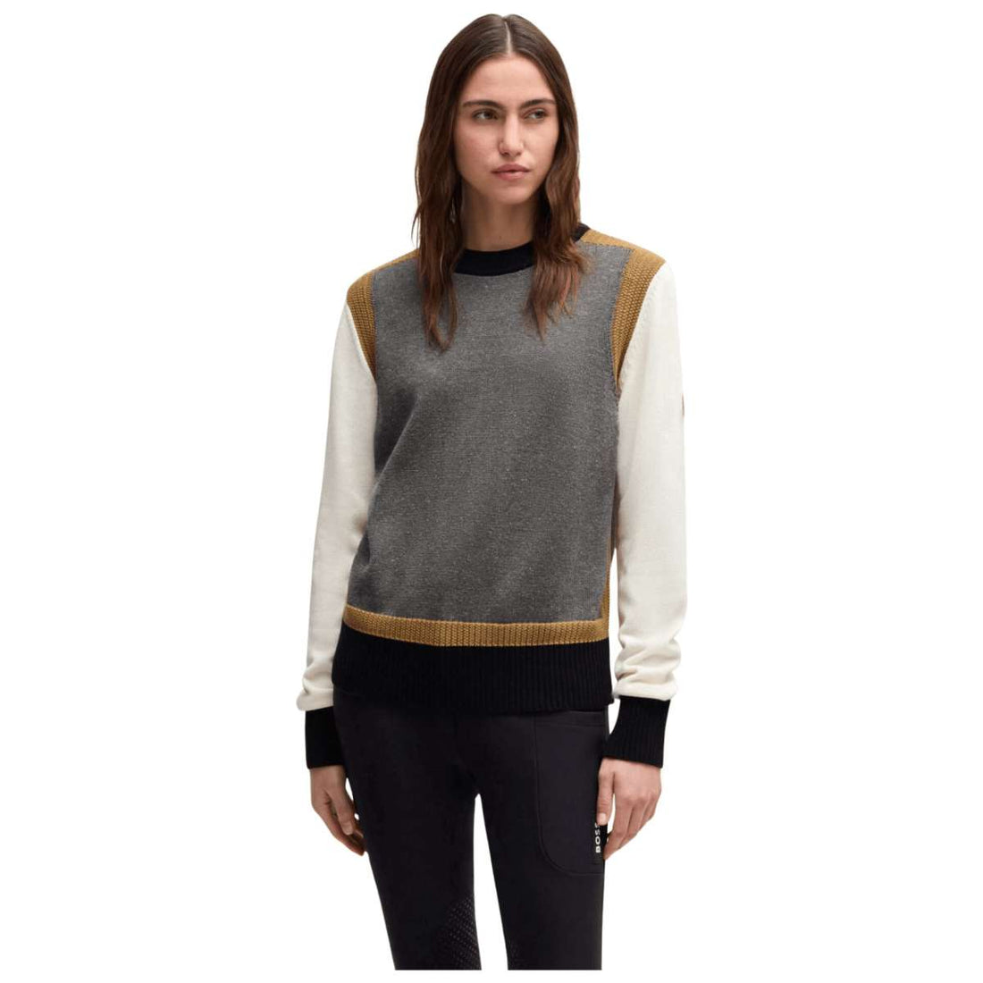 Boss Equestrian Amira Knitwear Jumper Multi Greymel