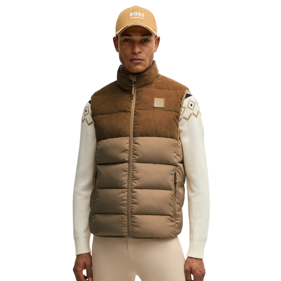 Boss Equestrian Arthur Cord Puffer Vest