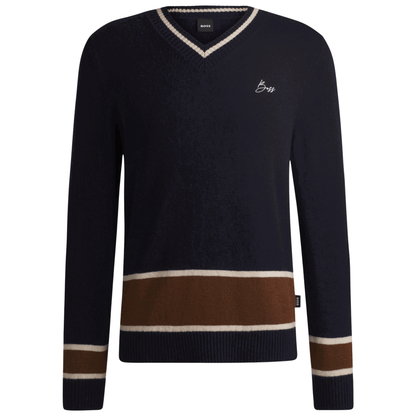 Boss Equestrian Harward Knit Wear Sky Captain