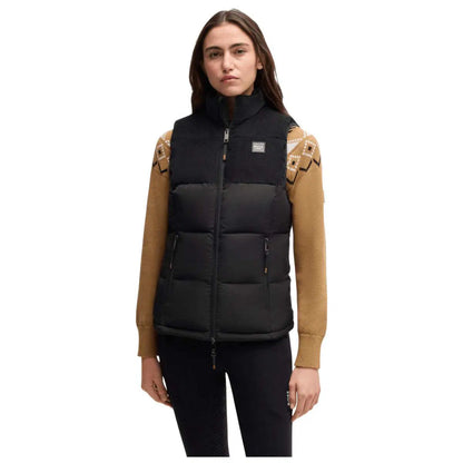 Boss equestrian Viola Cord Puffer Vest Black 