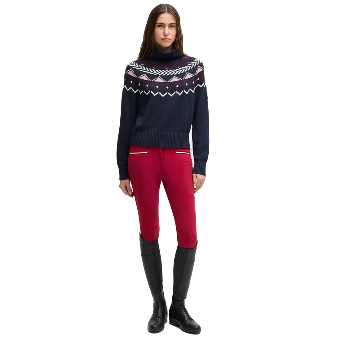 Boss Equestrian Anuk Knitwear Jumper Norway Sky Captain