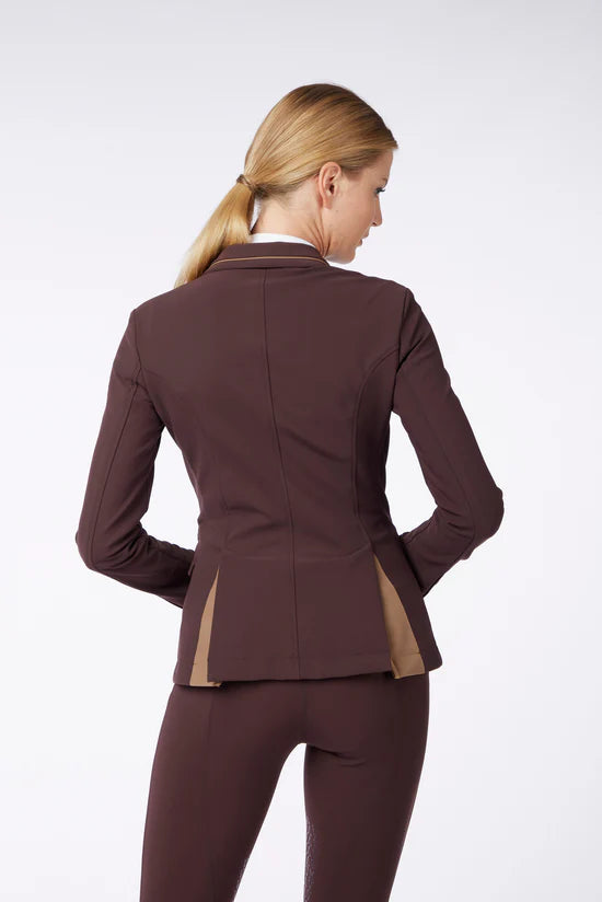 Vestrum Alessandra Competition Jacket Burgundy and Camel