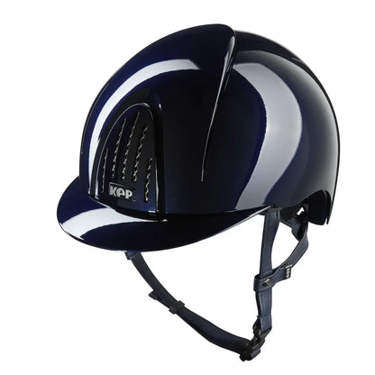 Kep Smart Metal Polish Blue Riding Helmet