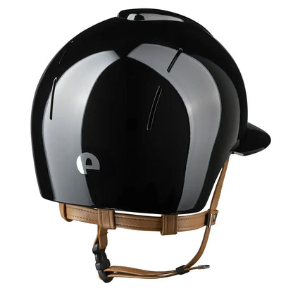 Kep Smart Nova Metal Polish Black Beige trap Riding Helmet